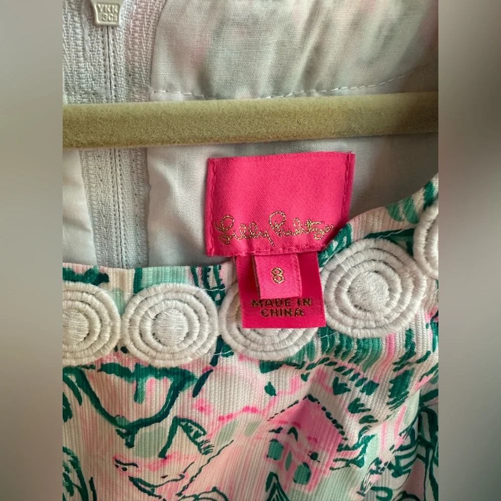 Colorful Sleeveless Dress with Tropical Print - Picture 6 of 6